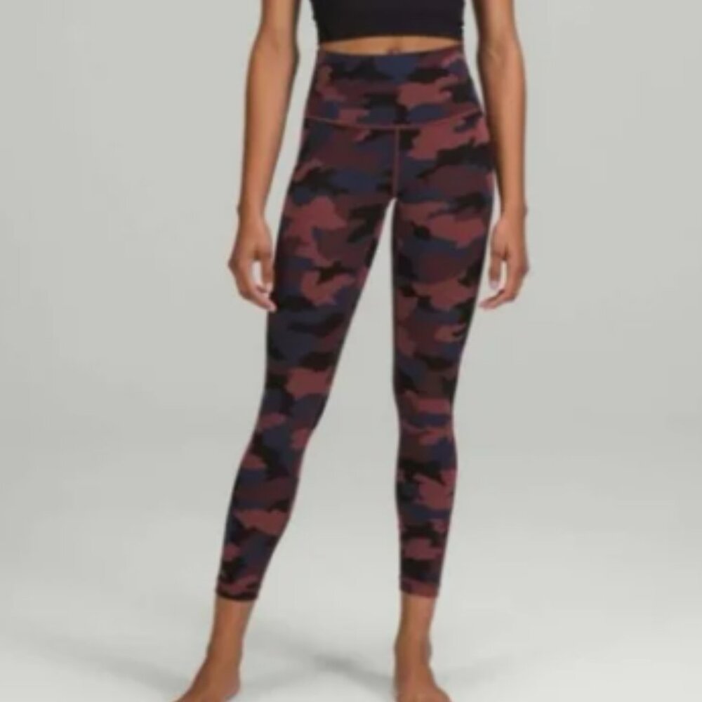 Lululemon Wunder Under High-Rise Camo Leggings 25"